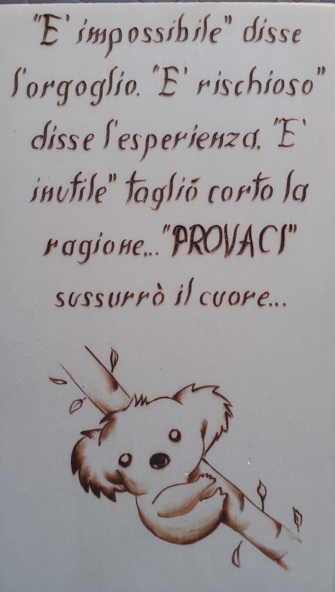 Targhette in legno di pioppo